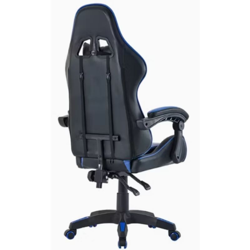 GENERICO - Silla Gamer Ergonomica Color Negro Con Blanco