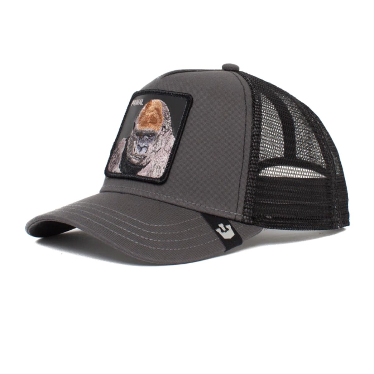 GOORIN BROS - Gorra Goorin Bros Boss Jefe Mono Gris Oscuro Ajustable - Original