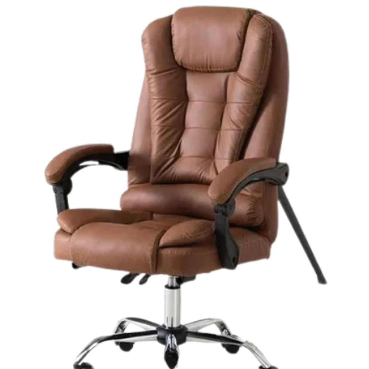 GENERICO - Silla de Oficina Ejecutiva Ergonomica Café