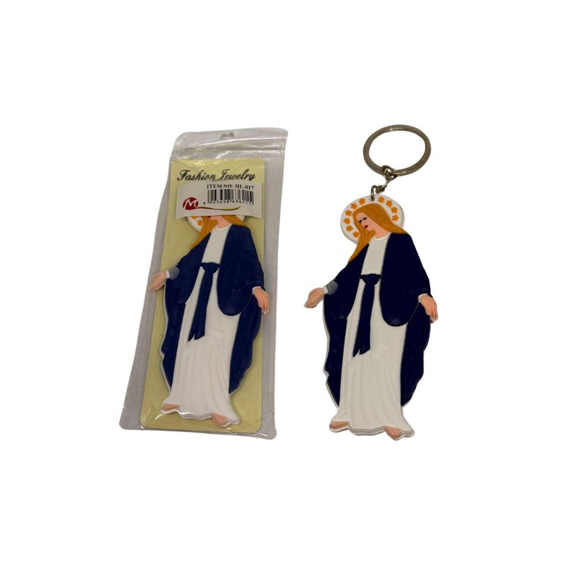 MAZUGI - Llavero X12und Virgen De La Medalla Milagrosa Religioso Organizador