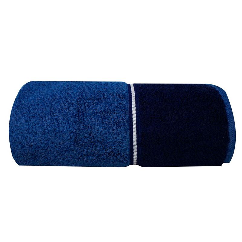 BENETTON - Toalla de Cuerpo 500 g Fiori Azul 70 x 140 cm