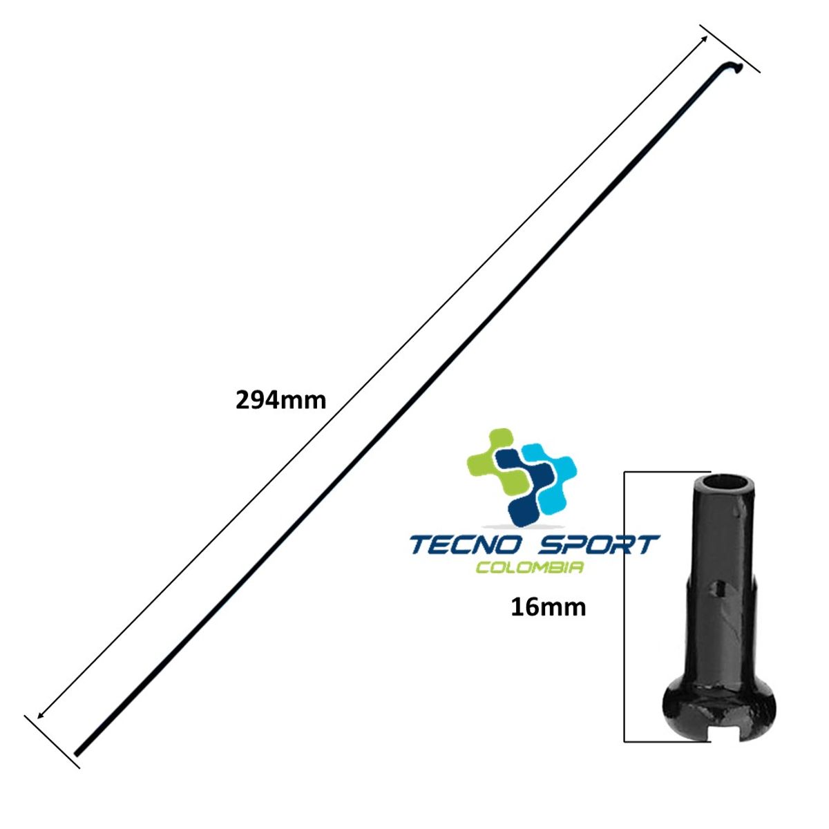 GENERICO - Radio Rueda Bicicleta Rin Mtb 29 Ruta 700 294mm Kit 36und