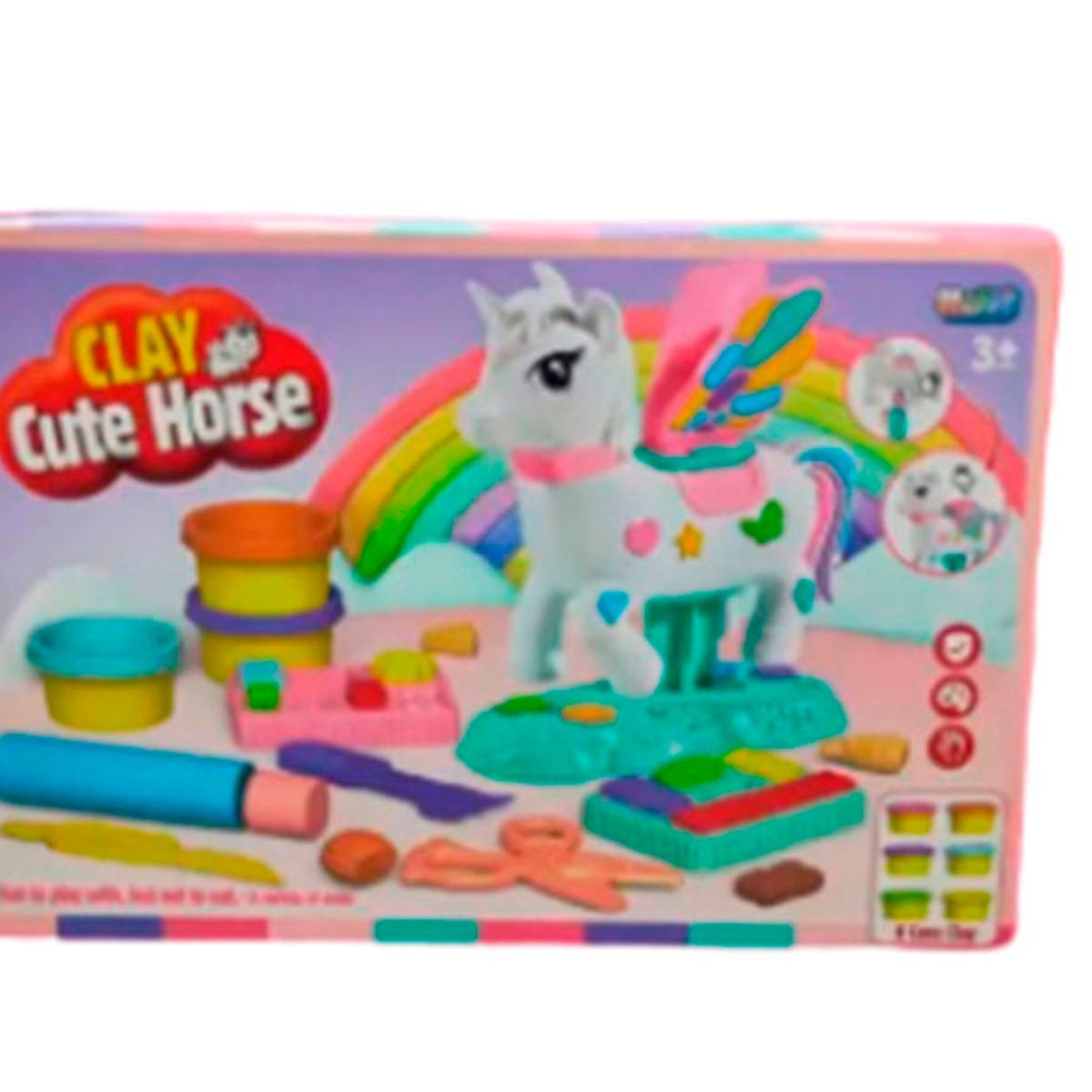 GENERICO - SET DE PLASTILINA UNICORNIO SM8115