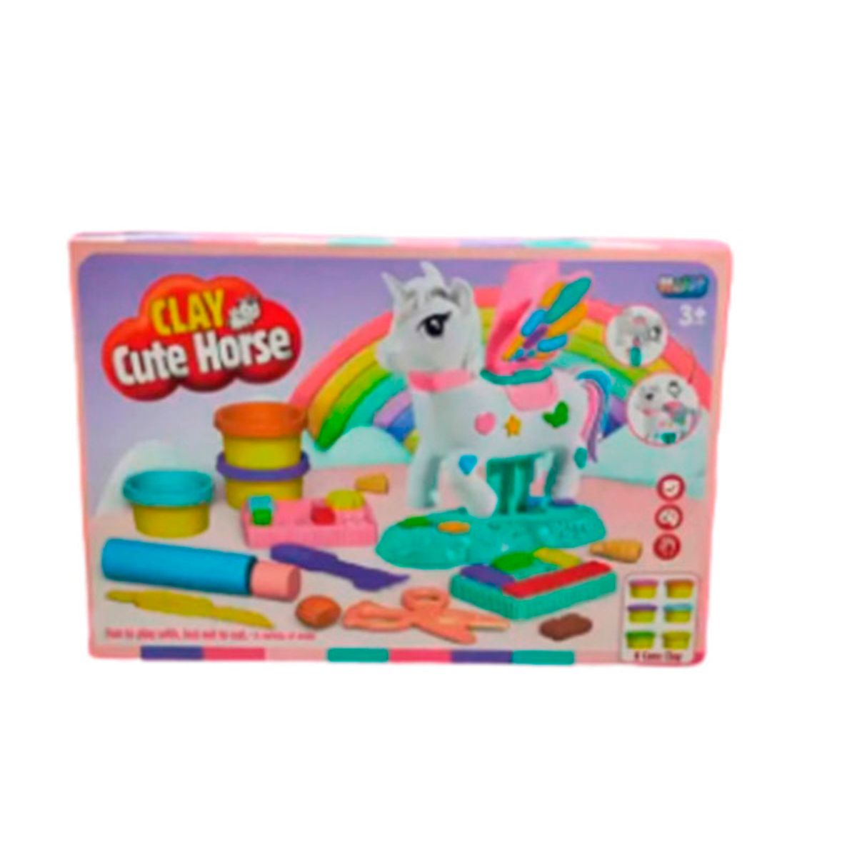 GENERICO - SET DE PLASTILINA UNICORNIO SM8115