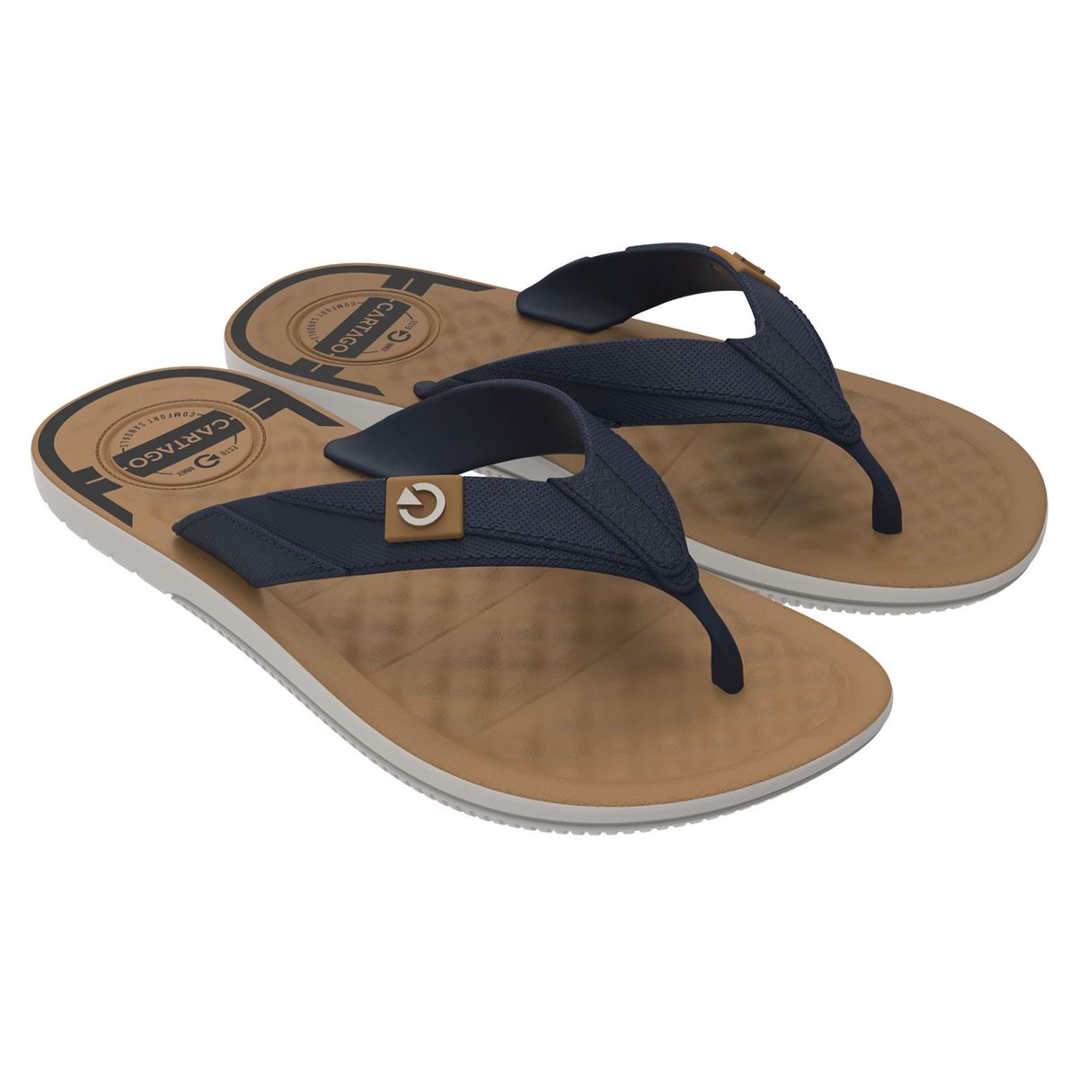 CARTAGO - SANDALIAS MARRON HOMBRE CARTAGO ARIZONA THONG AD 12212-BL203