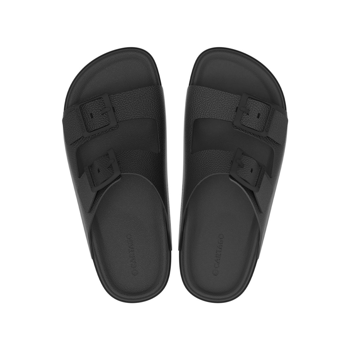 CARTAGO - SANDALIAS NEGRO HOMBRE CARTAGO MILAO PLUS SLIDE AD 12501-BM835