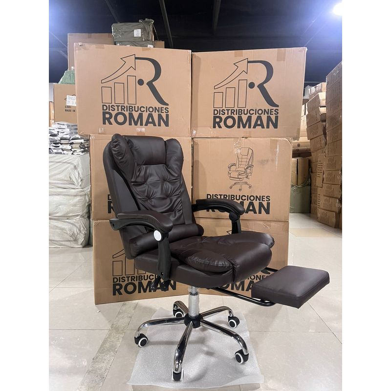 GENERICO - Silla de Oficina Ejecutiva Ergonomica Con Reposa Pies