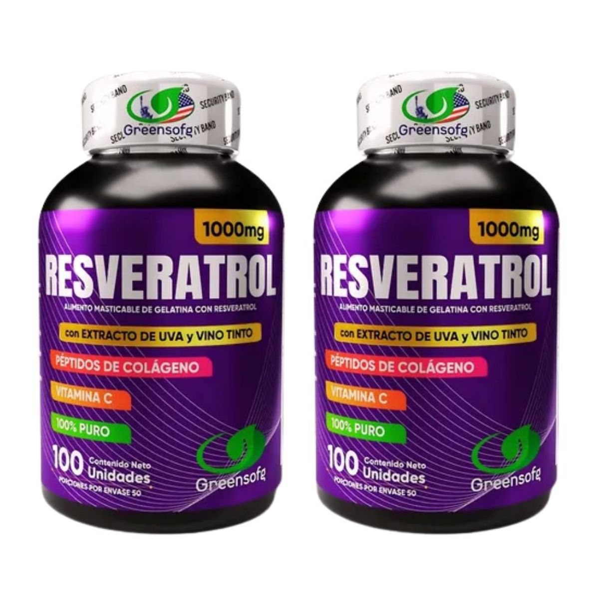 NATURAL ENERGY PRODUCTS - Resveratrol Americano Puro x2