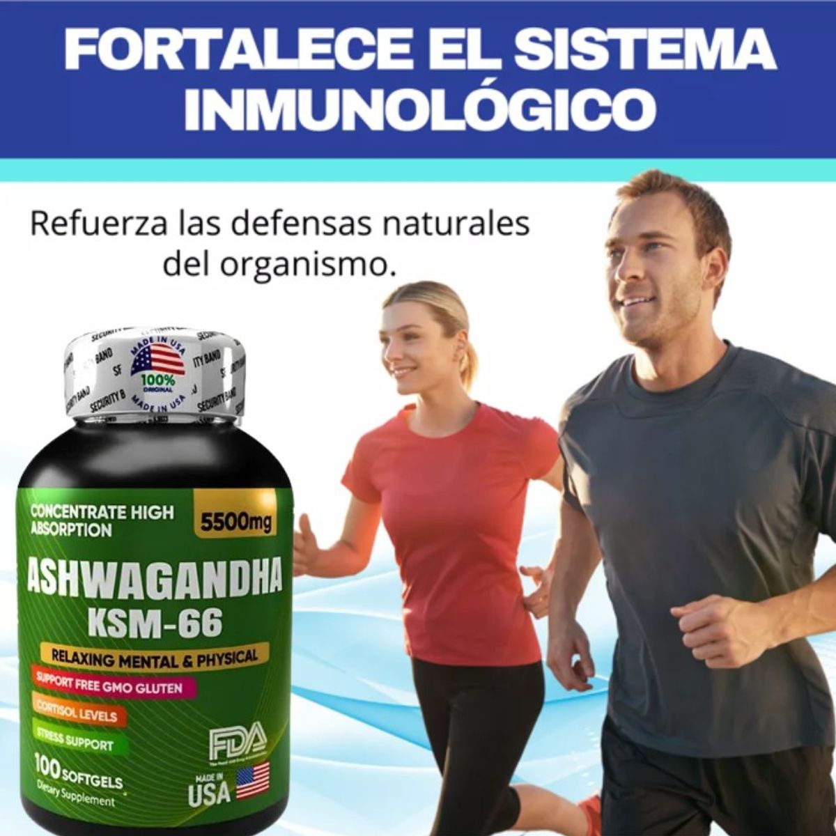 NATURAL ENERGY PRODUCTS - Ashwagandha Americana Organica x3