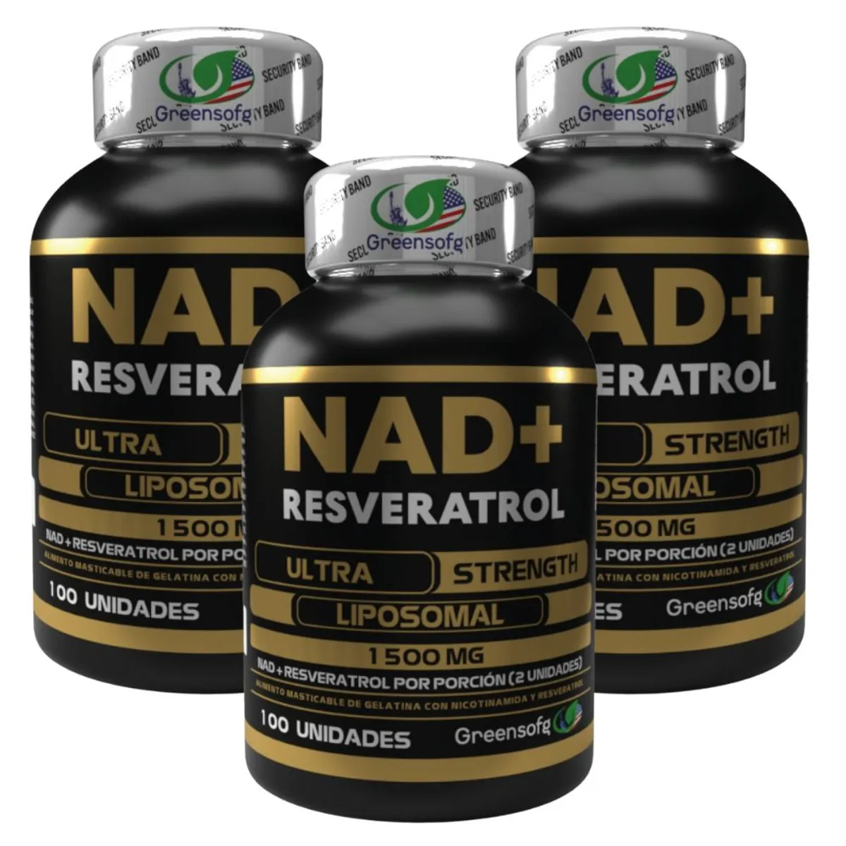 NATURAL ENERGY PRODUCTS - NAD + Resveratrol Americano Original x3