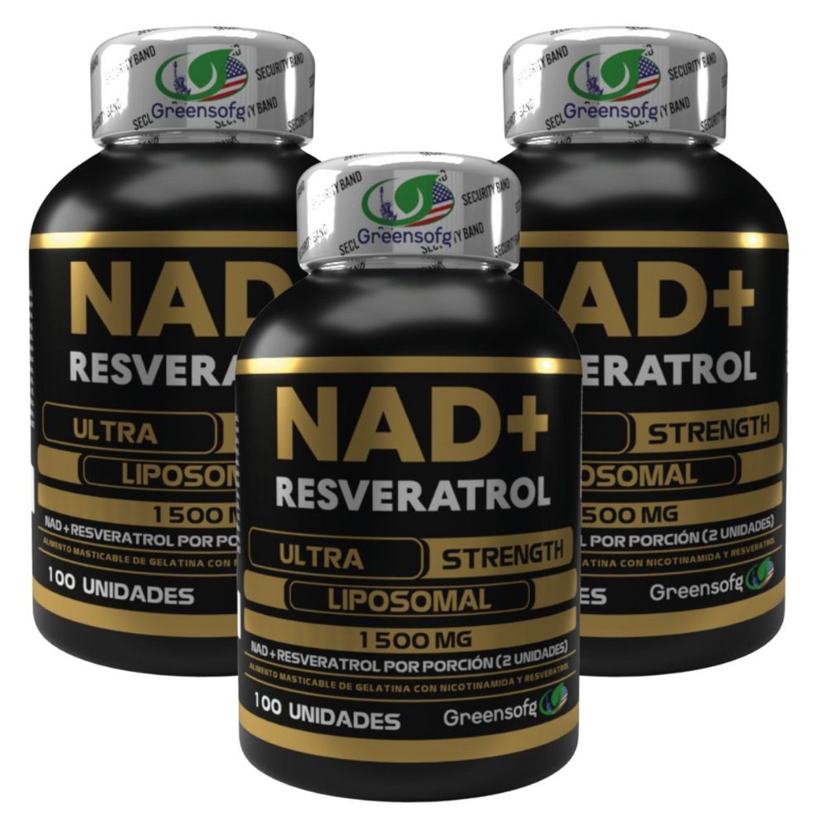 NATURAL ENERGY PRODUCTS - NAD + Resveratrol Americano Original x3