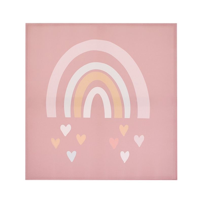 VENECIA - Cuadro Decorativo Arcoiris Infantil L 60x60 cm - impresion en Tela