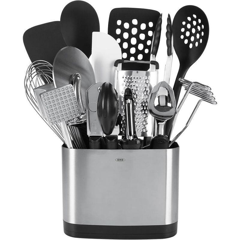 OXO - UTENSILIOS DE COCINA OXO SET DE 15 PIEZAS ACERO INOXIDABLE