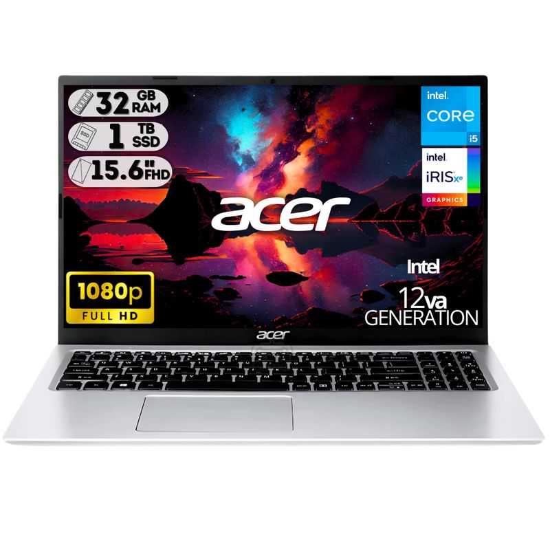 ACER - PORTATIL ACER ASPIRE INTEL CORE I5-1235U SSD 1TB RAM 32GB LED 15,6 FULL HD