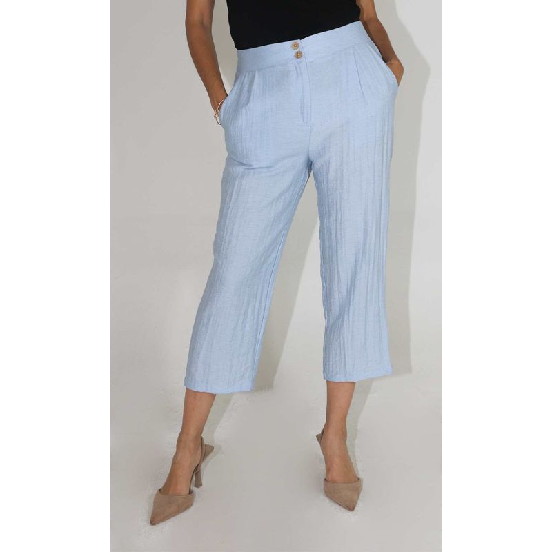 L Y H - Capri Para Mujer Azul Marca L&H