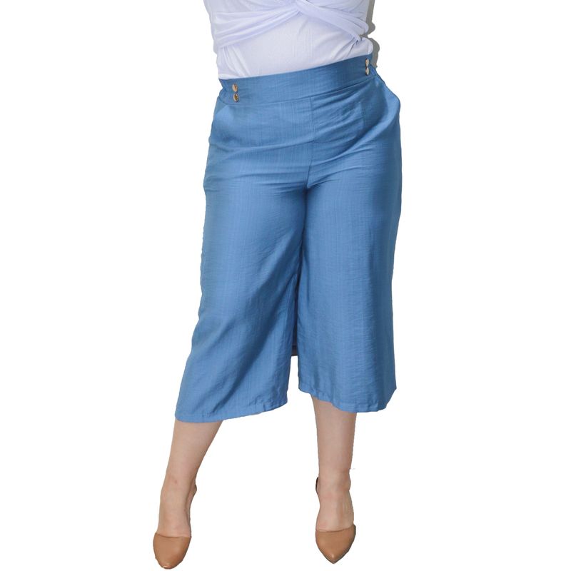 L Y H - Capri Para Mujer Azul Marca L&H