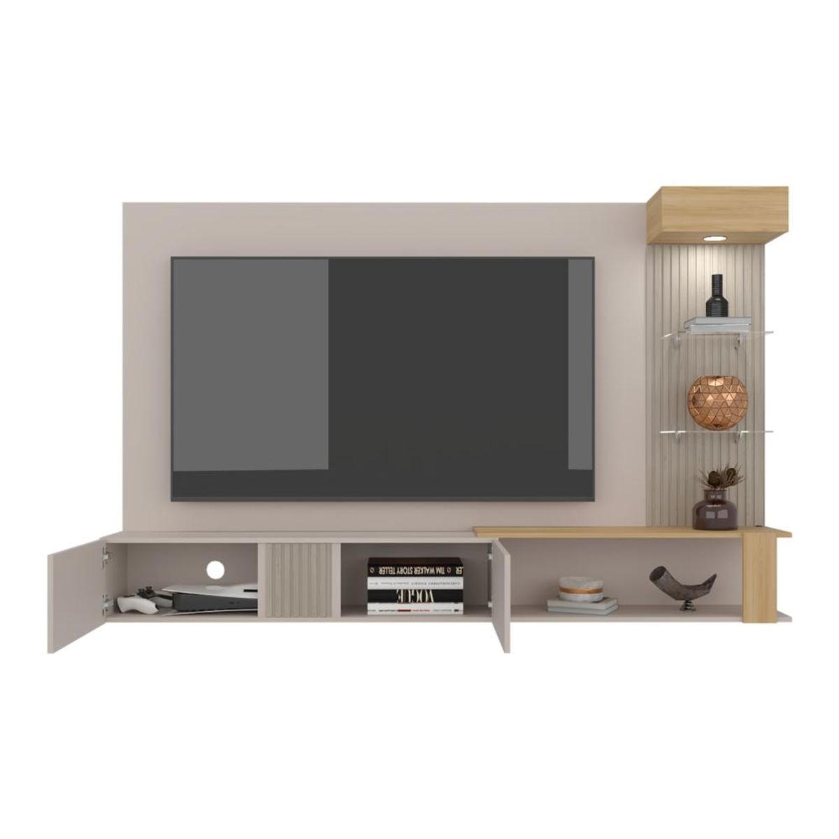 RTA DESIGN - Panel de Tv Isolde, Capri y Fresno Europeo, Televisor de Hasta 70 Pulgadas