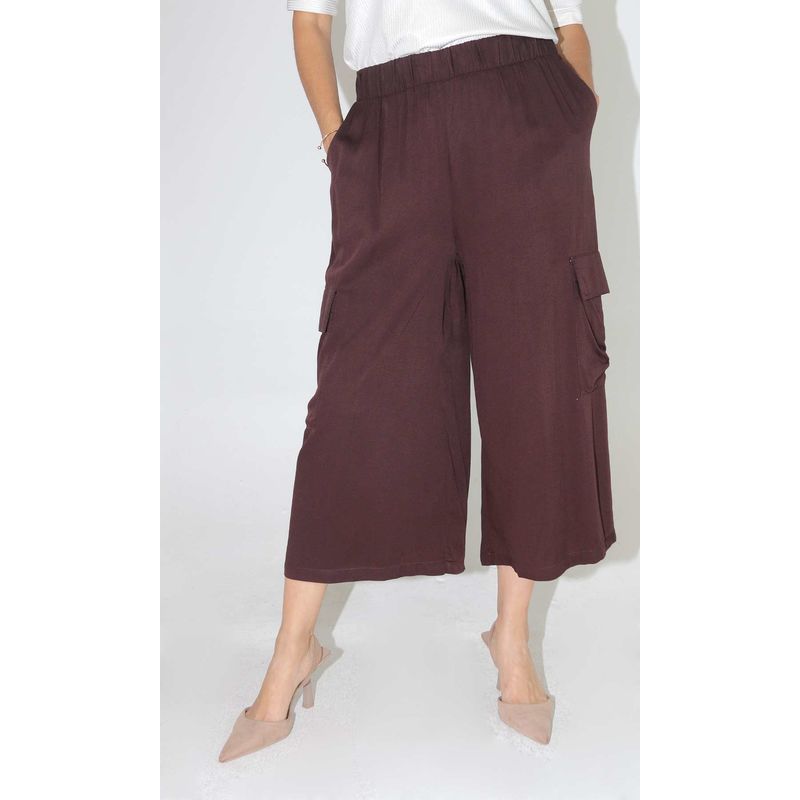 L Y H - Capri Para Mujer Café Marca L&H