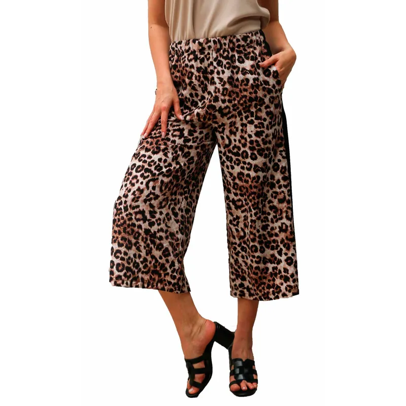 L Y H - Capri Para Mujer Café Marca L&H