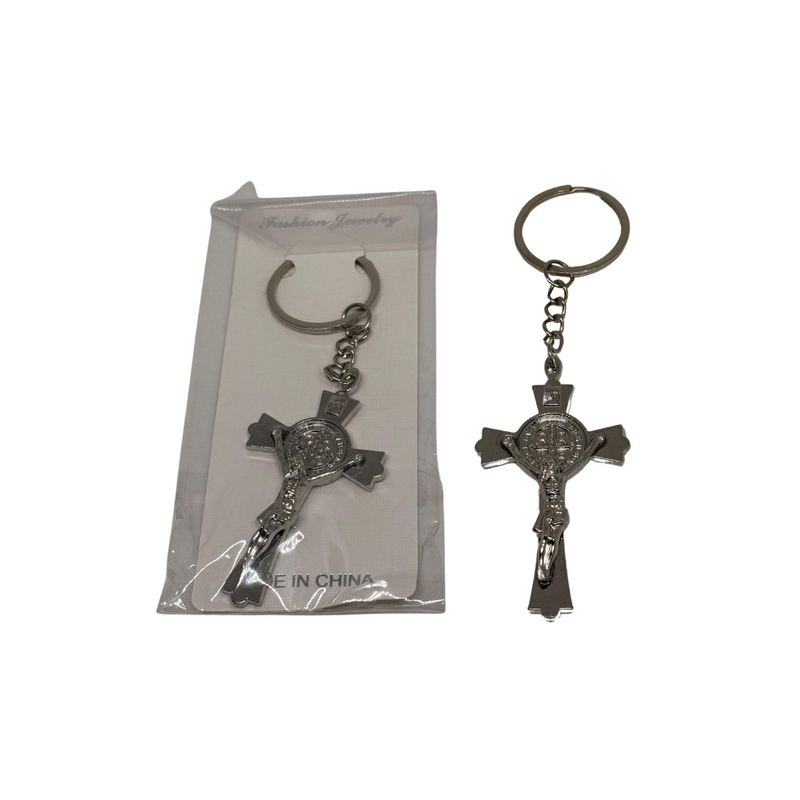 MAZUGI - Llavero metálico X12und Cristo Crucificado Jesús Crucificado