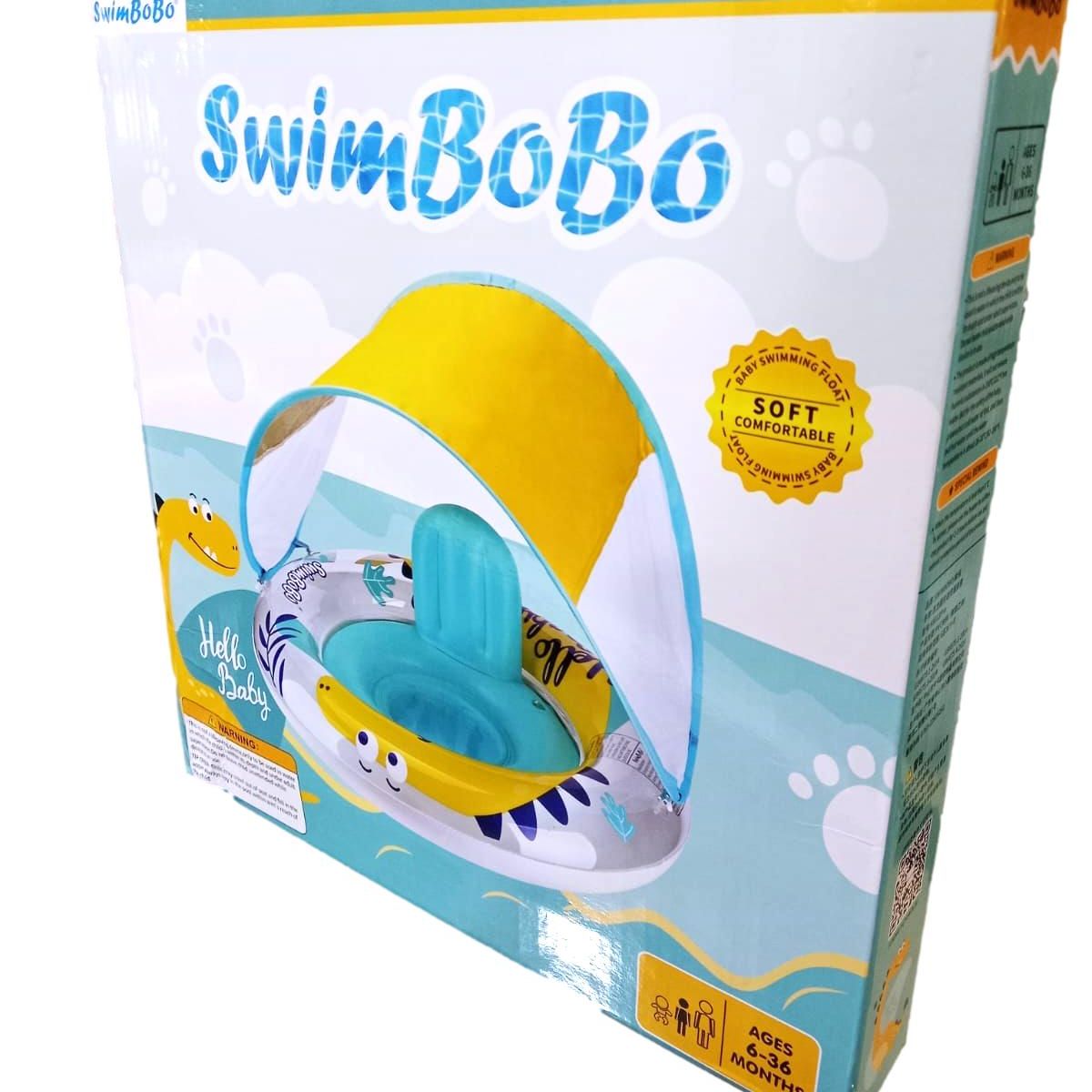 MUNDO BEBE - Flotador De Natación Para Bebes Con Cubierta De Proteccion