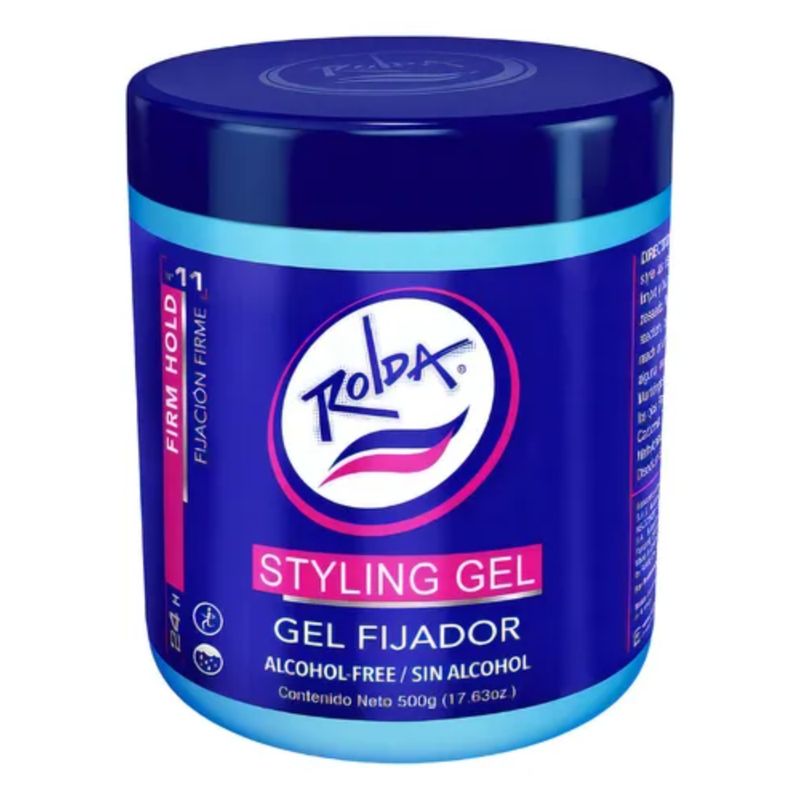 ROLDA - Gel Fijador Rolda Azul  Fijación Extrema 500ml