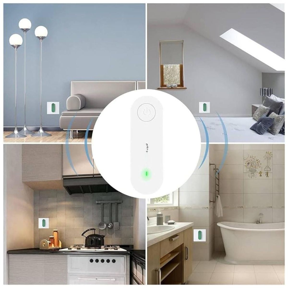 AMERICAN GENERICS - Repelente Ultrasonico Mata Mosquitos Zancudos Electrico