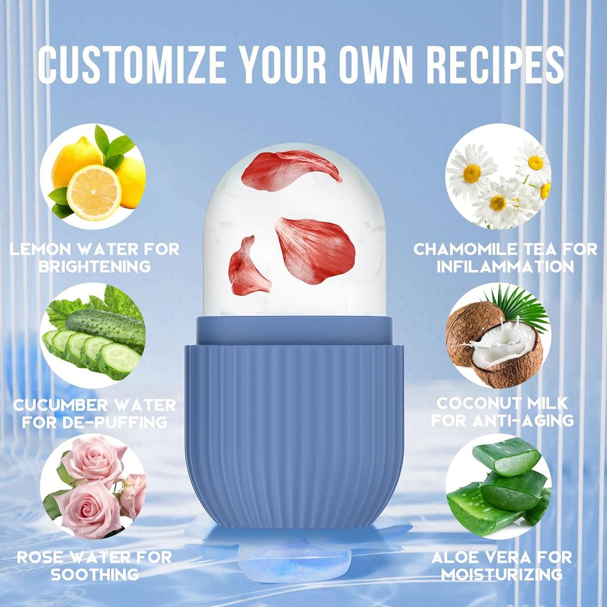 GENERICO - Molde de silicona para hielo facial