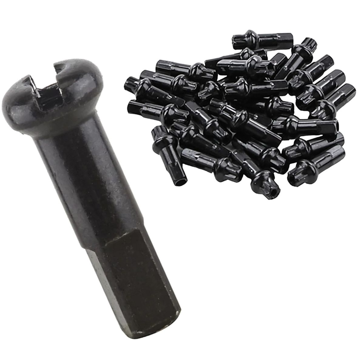 GENERICO - Niples Rines Bicicleta Cabezas Radios 14mm X 72unds