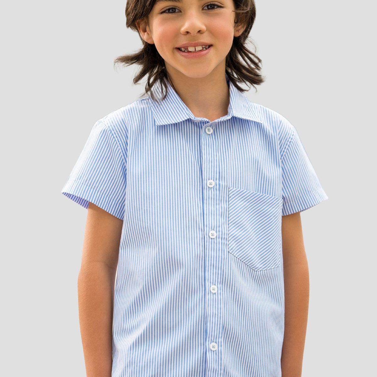 MARKETING PERSONAL - Camisa Infantil Niños Azul Baby Mp 110869