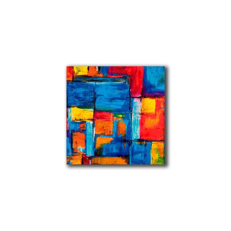 VENECIA - Cuadro Decorativo Arte Abstract L 60x60 cm - impresion Tela Poliester