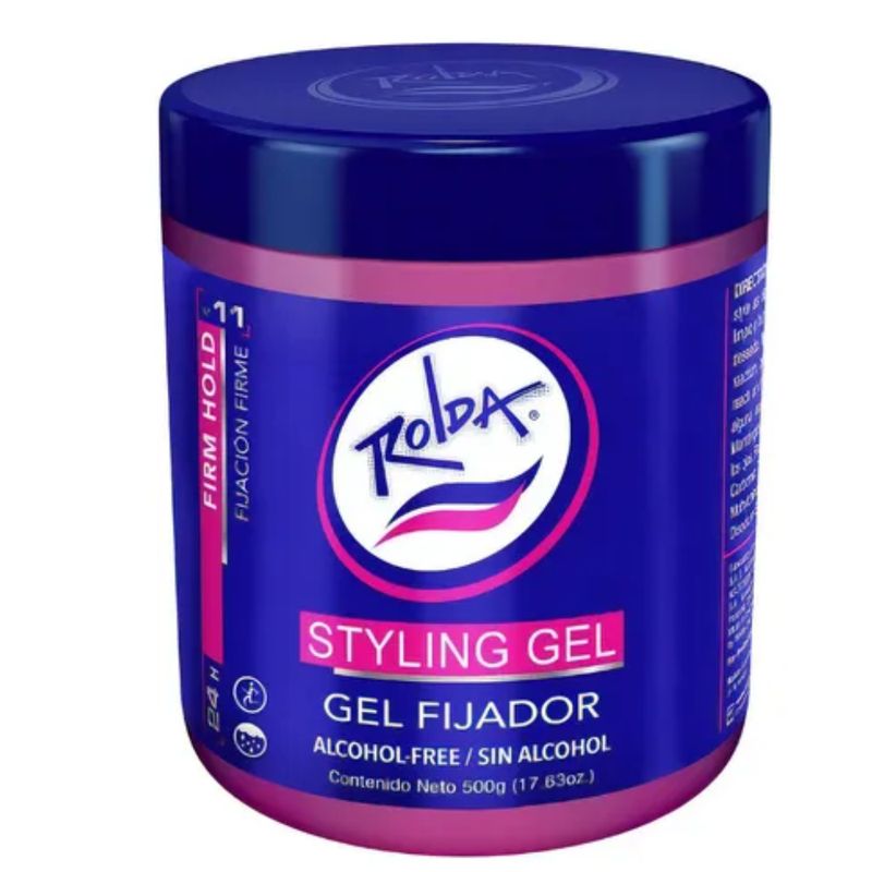 ROLDA - Gel Fijador Rolda Morado  Fijación Extrema 500mL