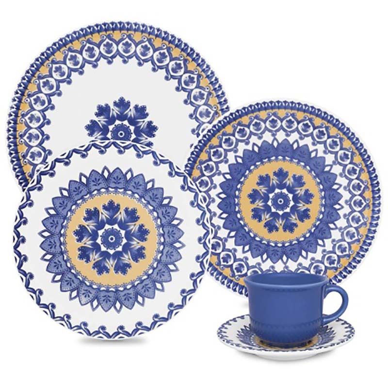 OXFORD - VAJILLA CERAMICA 20 PZAS 4 PTOS LA CARRETA