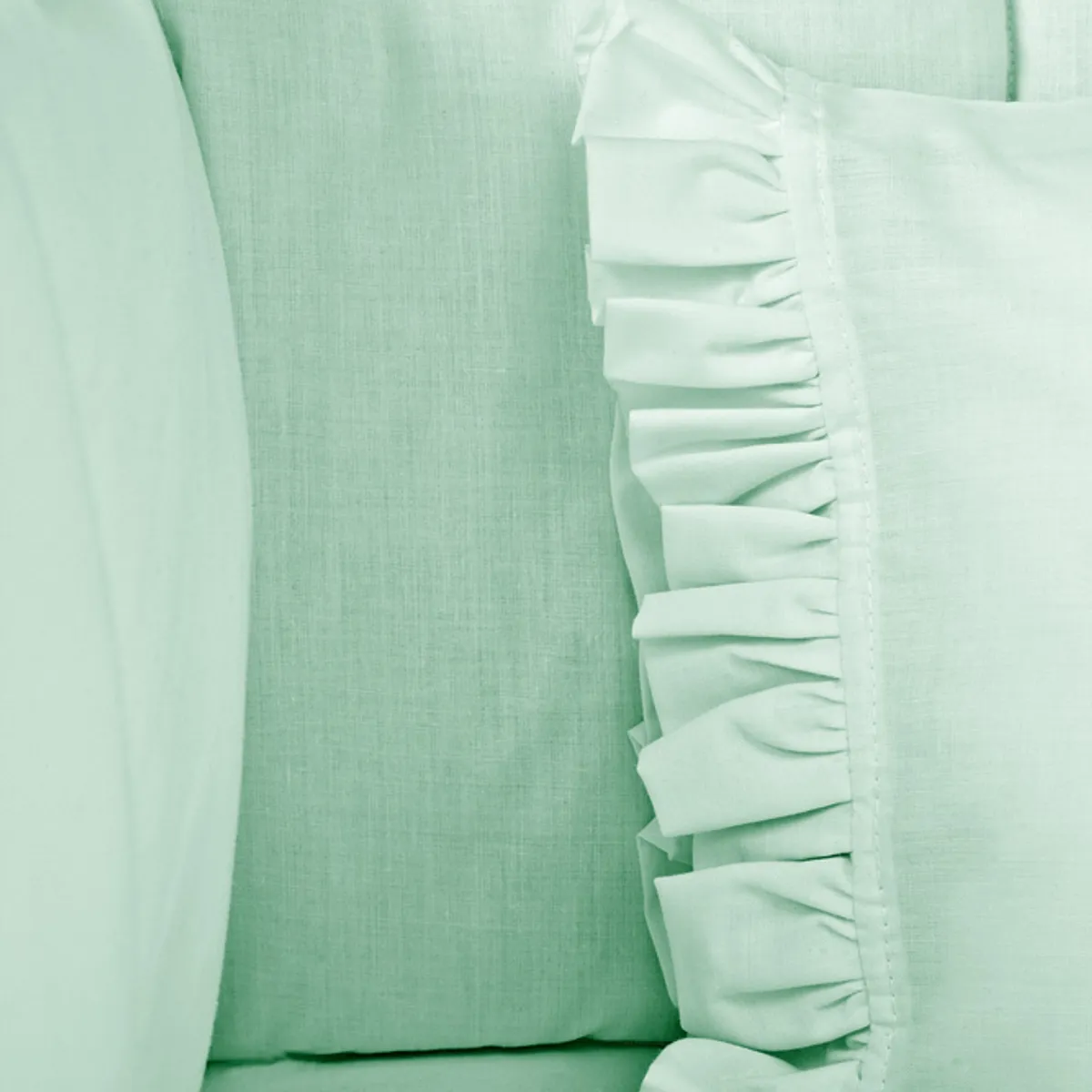 LILE - Juego de Sábanas Verde Boleros para Cunas