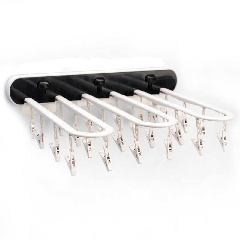 ENERGY PLUS - Tendedero Plegable de Pared para Ropa - Espacios Pequeños