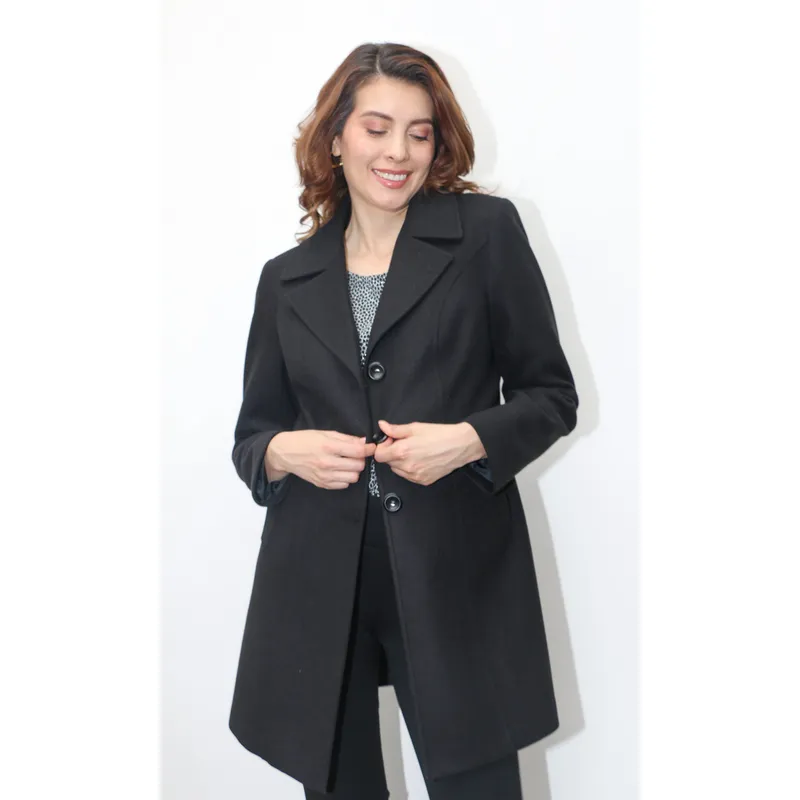 L Y H - Gaban Para Mujer Negro Marca L&H