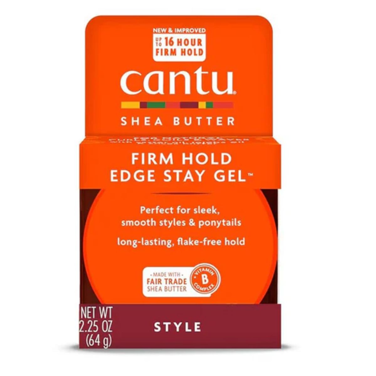 CANTU - Cantu Extra Hold Edge Stay Gel 64g