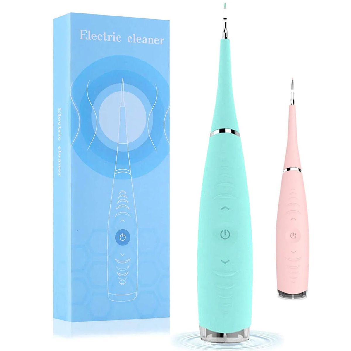 GENERICO - Cepillo Eléctrico Genérico Removedor De Sarro Rosa-azul