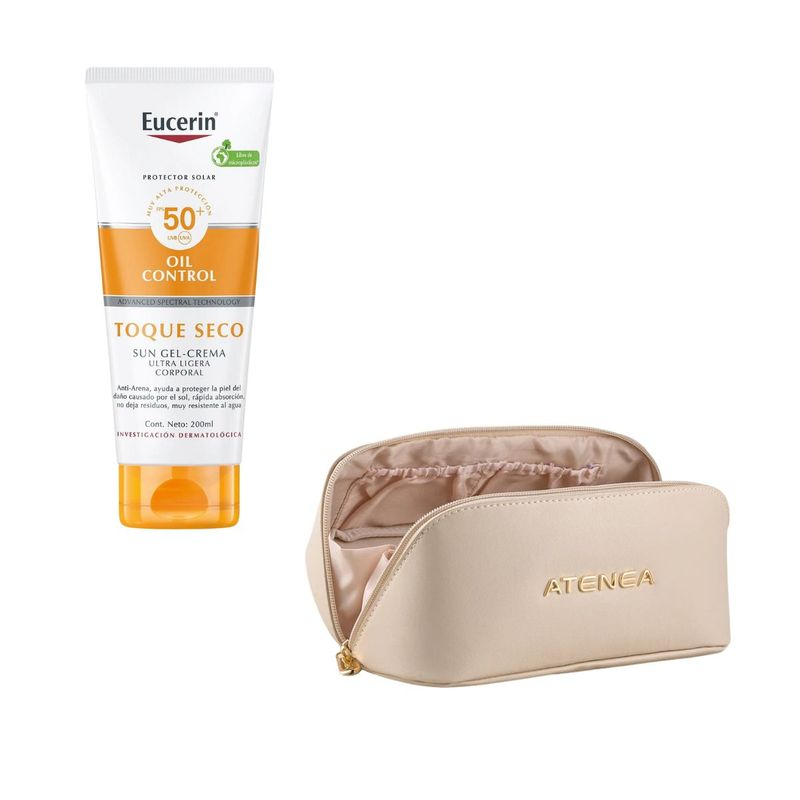 GENERICO - Cosmetiquera Atenea + Protector Solar Sun Body Eucerin Toque