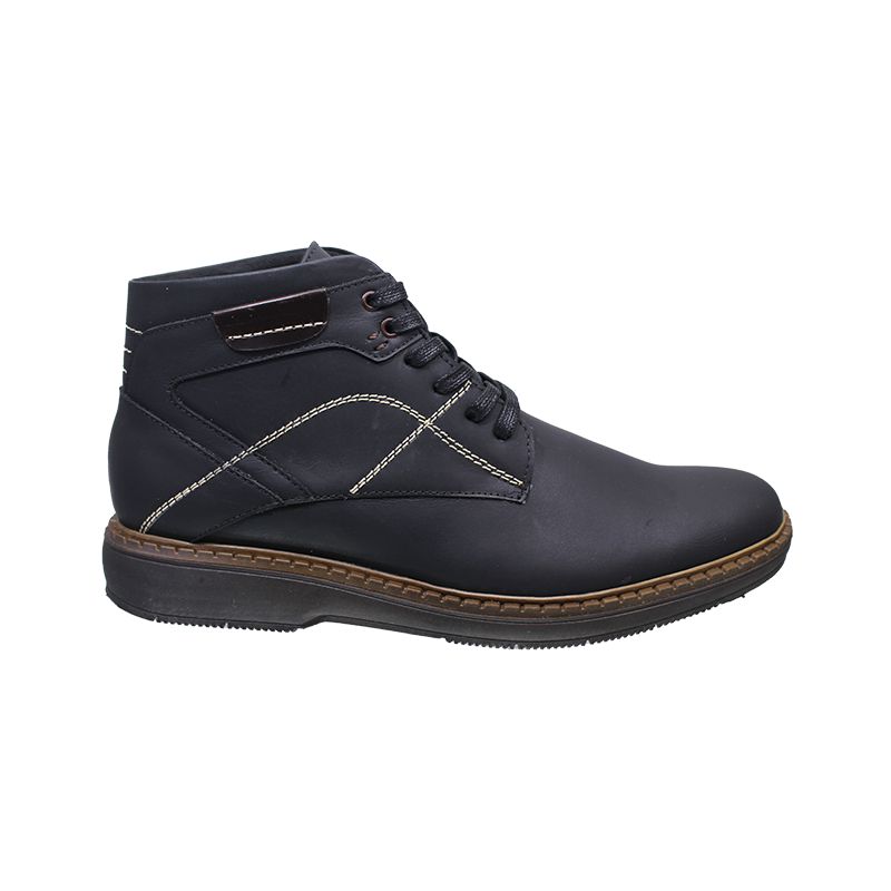 GENERICO - Bota Cuero Graso Hombre Casual
