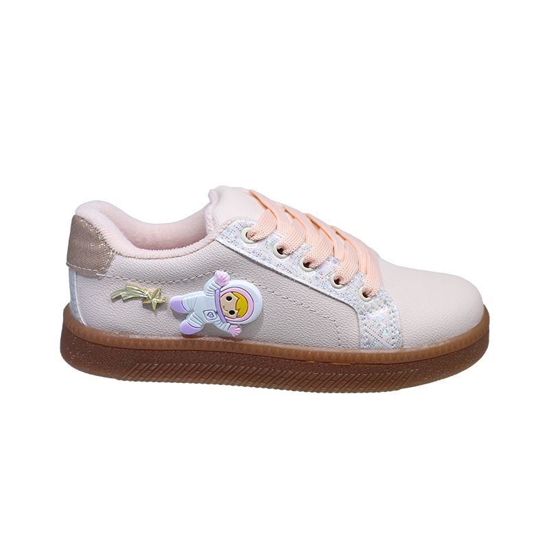 GENERICO - Tenis Para Niñas Ajuste Amarrar Diseño De Astronauta
