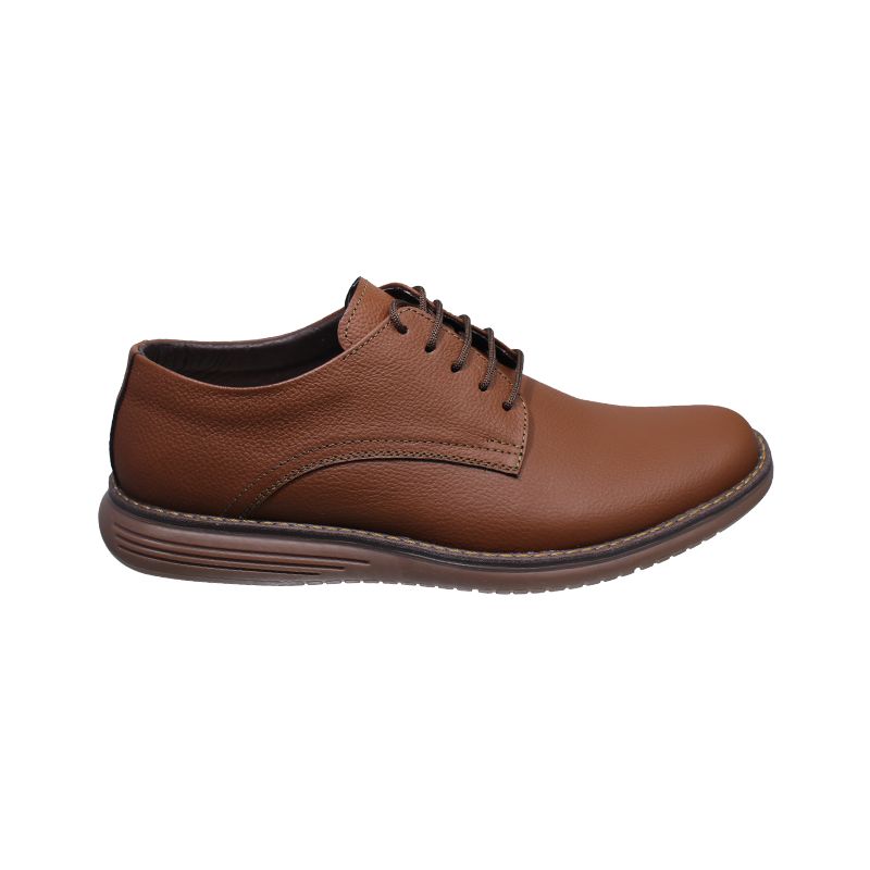 GENERICO - Zapato Casual De Amarrar Cuero Graso Para Hombre