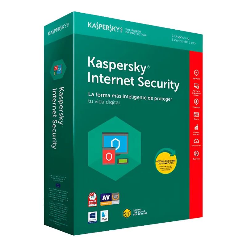KASPERSKY - Kaspersky Internet Security 1 Año 1 Dispositivo