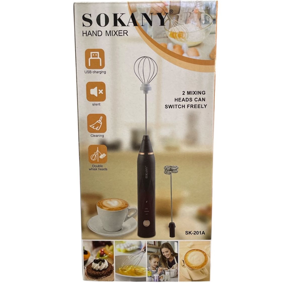 SOKANY - BATIDOR PORTÁTIL 2 EN 1 SOKANY