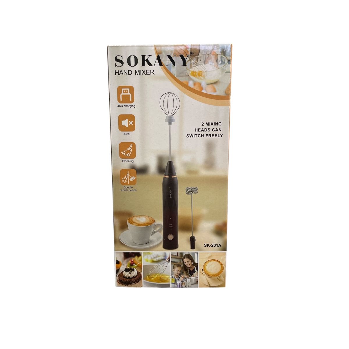 SOKANY - BATIDOR PORTÁTIL 2 EN 1 SOKANY