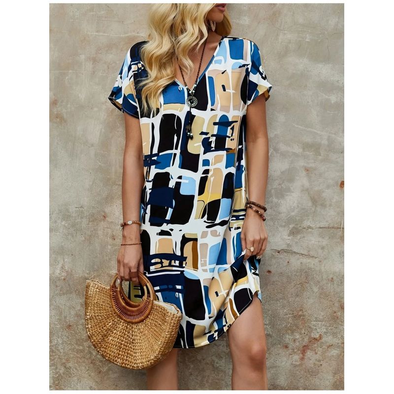BABY BEE - Vestido Para Mujer Manga Corta