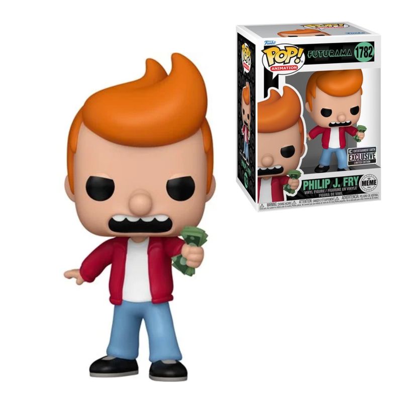 FUNKO - Funko Pop de Philip J. Fry Meme Futurama 1782 Exclusivo