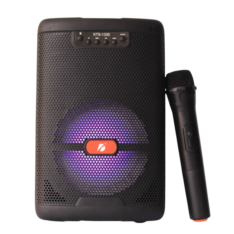 GENERICO - Parlante Bluetooth Con Microfono Y Bateria Recargable