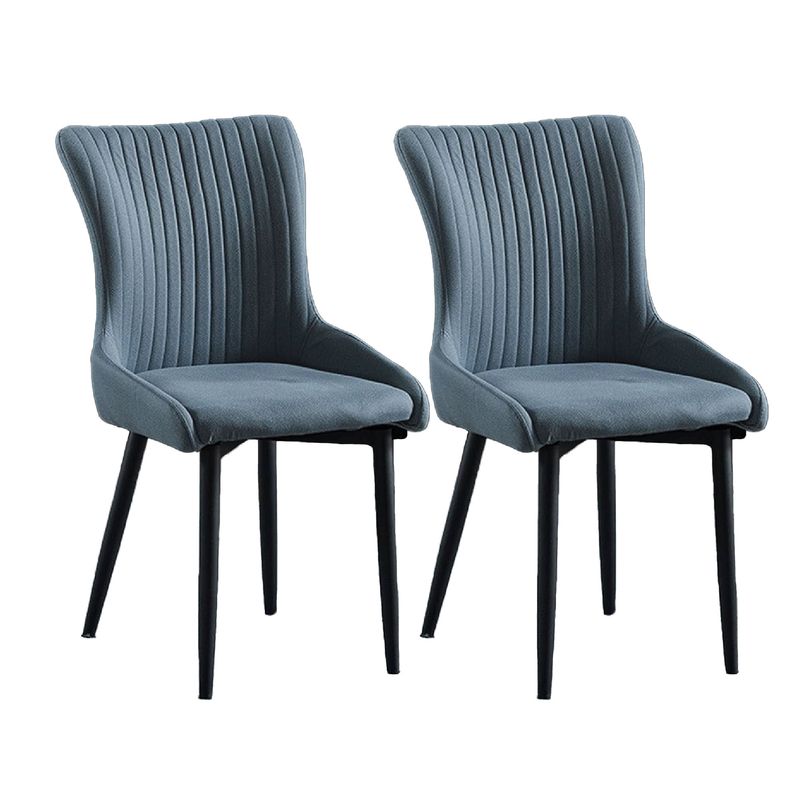 DIMATEX LEON - Set X2 Silla Decorativa Sala Comedor Dormitorio Refhans Azul