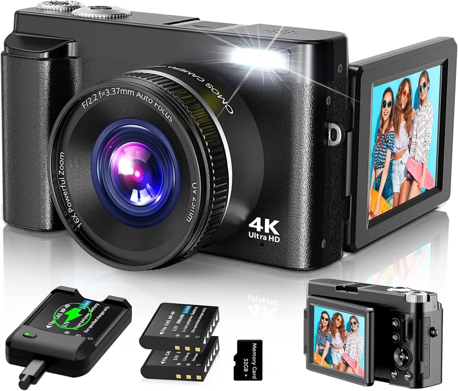 Camara Digital 5k 75mp Zoom 18x Pantalla Abatible Wifi GENERICO | Falabella  Colombia